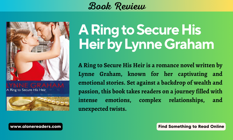 Review of A Ring to Secure His Heir by Lynne Graham