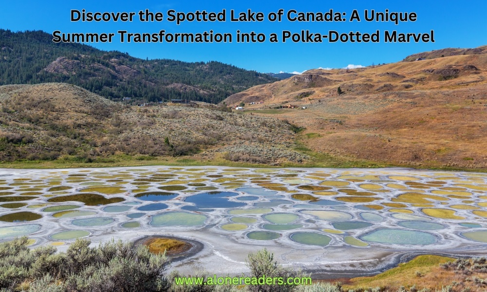 Discover the Spotted Lake of Canada: A Unique Summer Transformation into a Polka-Dotted Marvel
