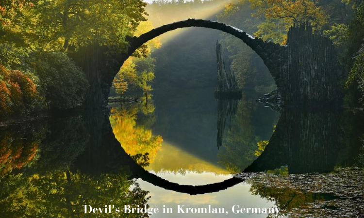 Devil's Bridge in Kromlau, Germany