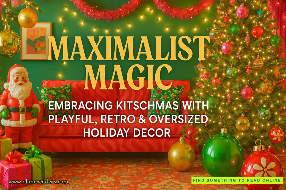 Maximalist Magic: Embracing Kitschmas with Playful, Retro & Oversized Holiday Decor