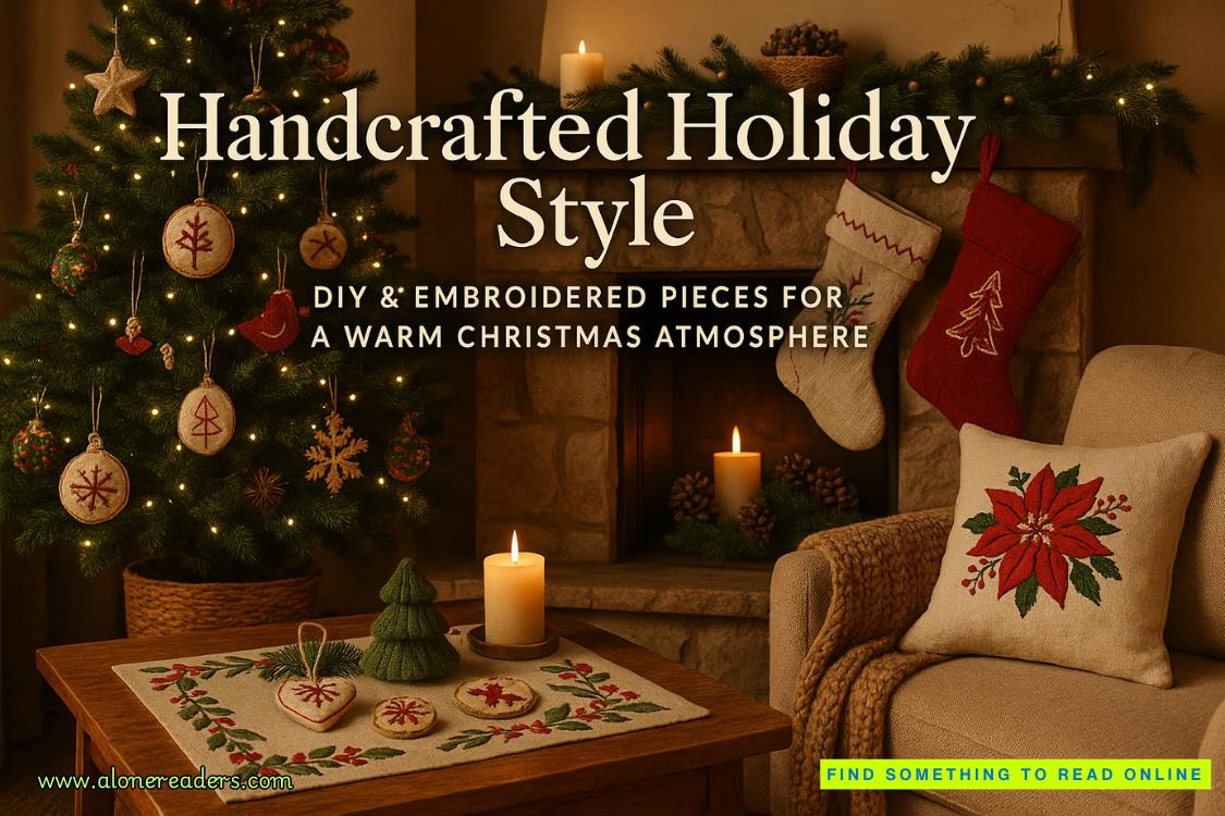 Handcrafted Holiday Style: DIY & Embroidered Pieces for a Warm Christmas Atmosphere