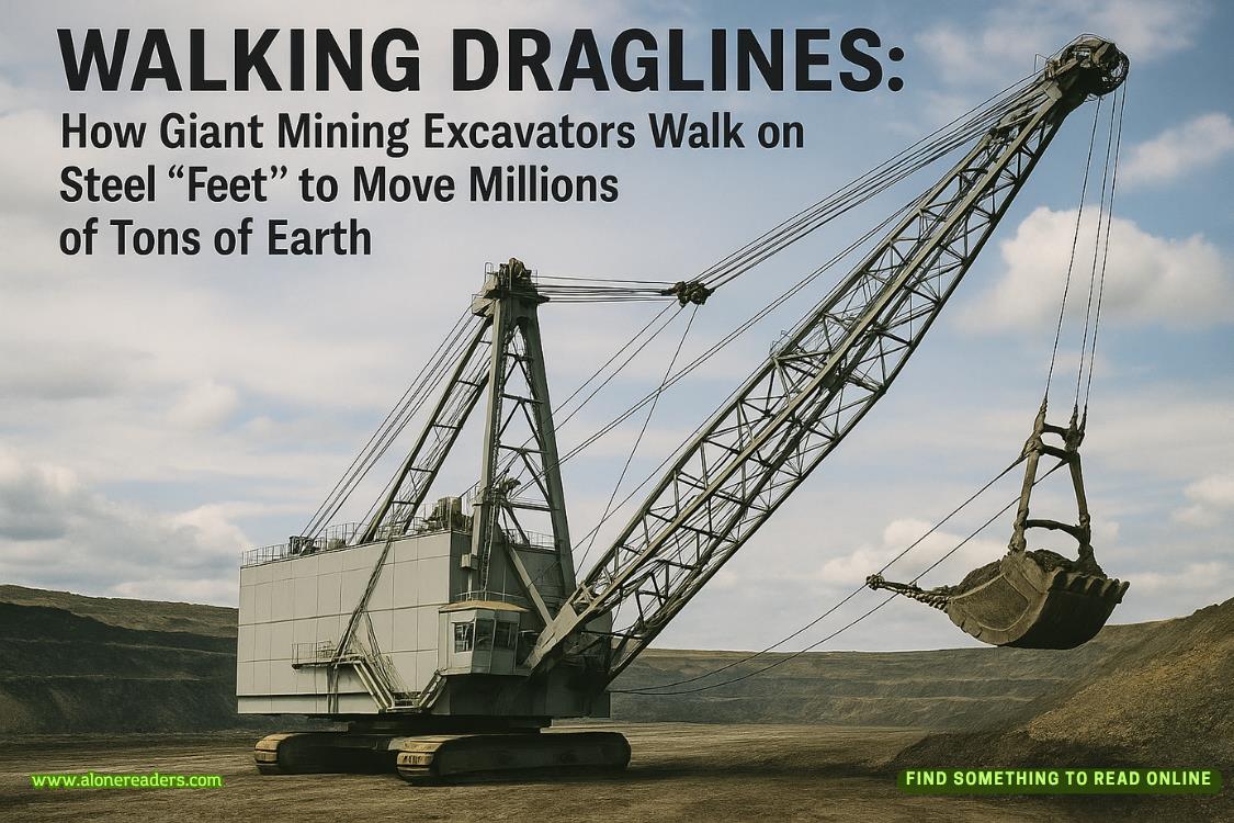 Walking Draglines: How Giant Mining Excavators Walk on Steel “Feet” to Move Millions of Tons of Earth