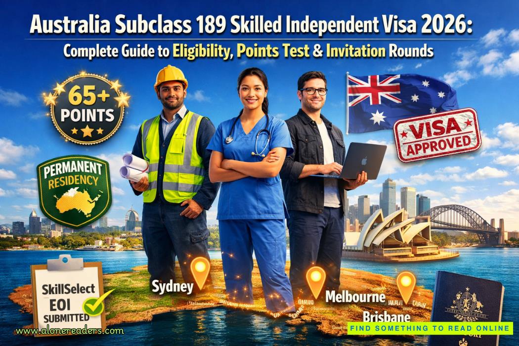 Australia Subclass 189 Skilled Independent Visa 2026-Complete Guide to Eligibility Points Test and Invitation Rounds