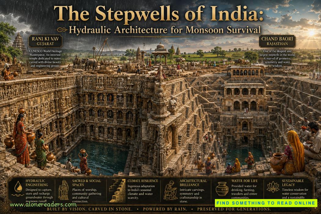 The Stepwells of India: Hydraulic Architecture for Monsoon Survival and Ancient Water Engineering