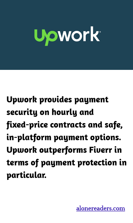 Upwork provides payment security on hourly and fixed-price contracts and safe, in-platform payment options. Upwork outperforms Fiverr in terms of payment protection in particular.