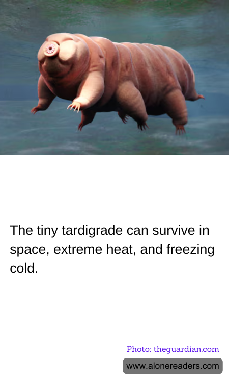 The tiny tardigrade can survive in space, extreme heat, and freezing cold.