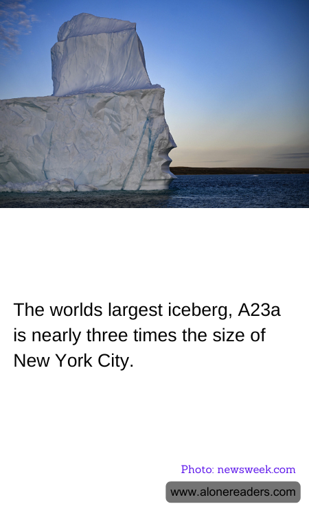The worlds largest iceberg, A23a is nearly three times the size of New York City.