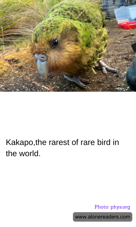 Kakapo,the rarest of rare bird in the world.