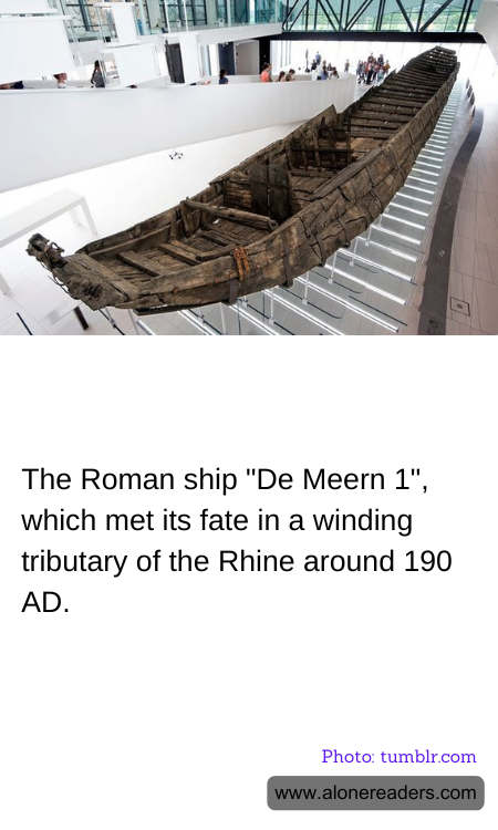 The Roman ship "De Meern 1", which met its fate in a winding tributary of the Rhine around 190 AD.