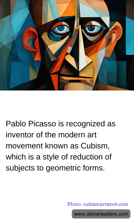 Pablo Picasso is recognized as inventor of the modern art movement known as Cubism, which is a style of reduction of subjects to geometric forms.