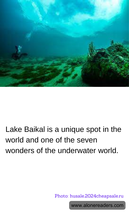 Lake Baikal is a unique spot in the world and one of the seven wonders of the underwater world.
