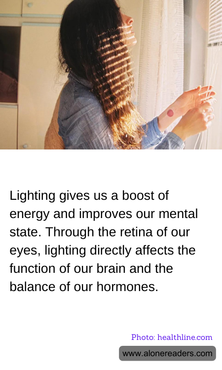Lighting gives us a boost of energy and improves our mental state. Through the retina of our eyes, lighting directly affects the function of our brain and the balance of our hormones.