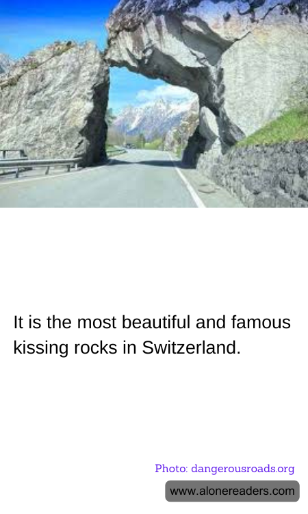 It is the most beautiful and famous kissing rocks in Switzerland.