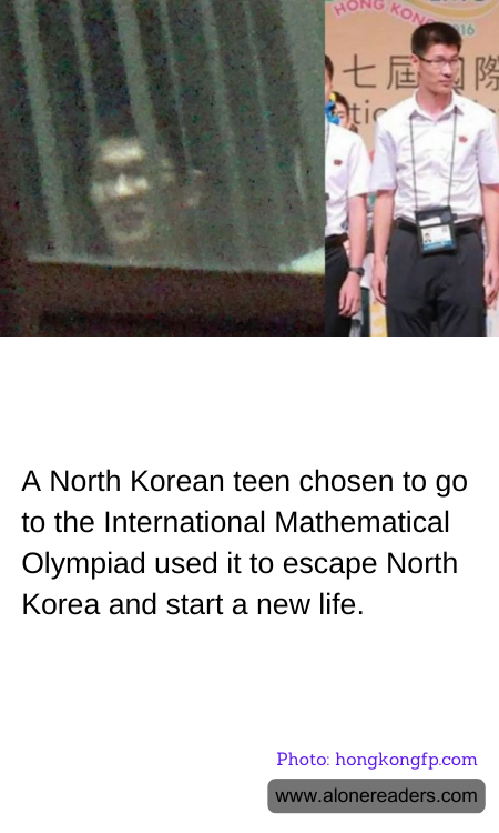 A North Korean teen chosen to go to the International Mathematical Olympiad used it to escape North Korea and start a new life.