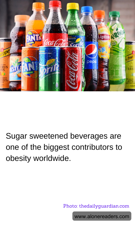 Sugar sweetened beverages are one of the biggest contributors to obesity worldwide.