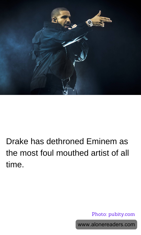 Drake has dethroned Eminem as the most foul mouthed artist of all time.