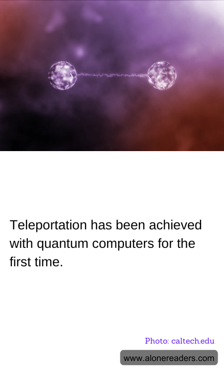 Teleportation has been achieved with quantum computers for the first time.