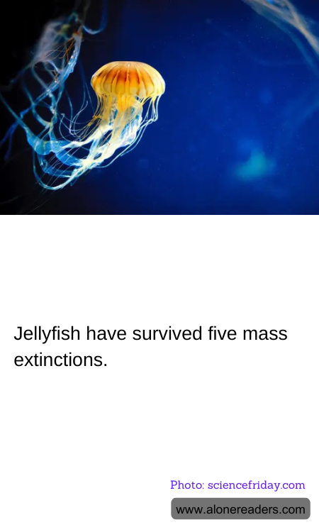 Jellyfish have survived five mass extinctions.