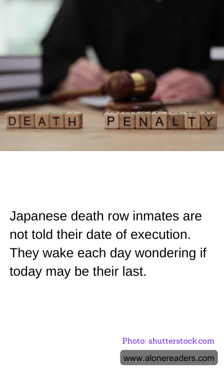 Japanese death row inmates are not told their date of execution. They wake each day wondering if today may be their last.