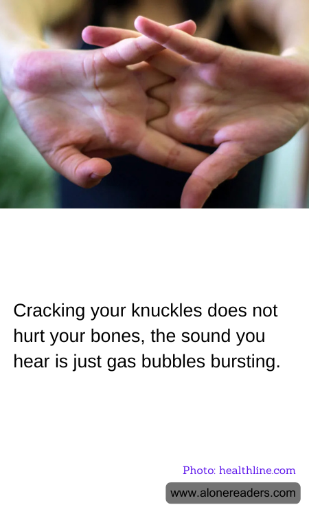Cracking your knuckles does not hurt your bones, the sound you hear is just gas bubbles bursting.