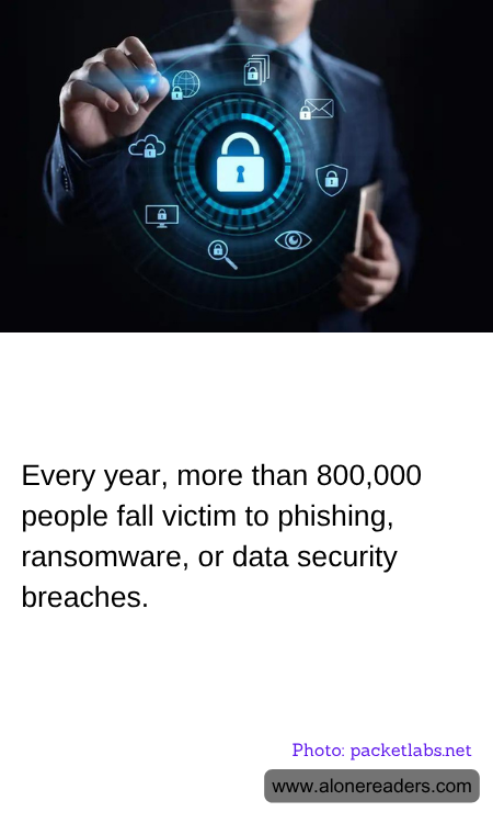 Every year, more than 800,000 people fall victim to phishing, ransomware, or data security breaches.
