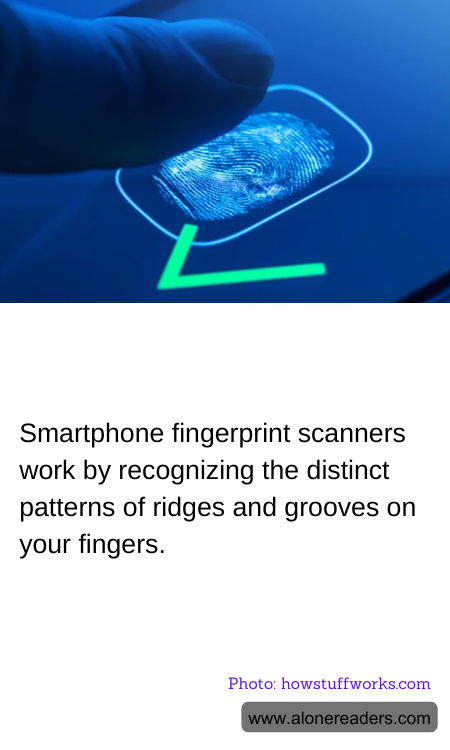 Smartphone fingerprint scanners work by recognizing the distinct patterns of ridges and grooves on your fingers.