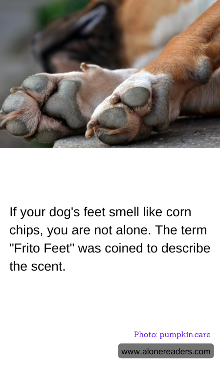 If your dog's feet smell like corn chips, you are not alone. The term "Frito Feet" was coined to describe the scent.