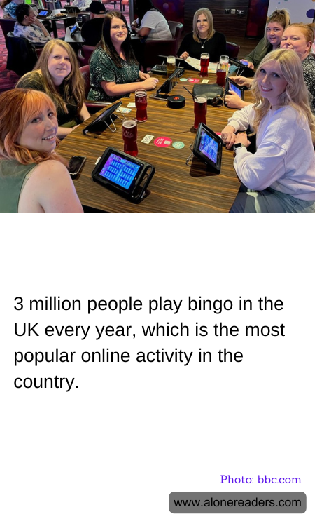 3 million people play bingo in the UK every year, which is the most popular online activity in the country.