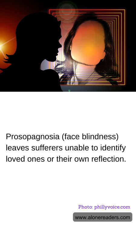Prosopagnosia (face blindness) leaves sufferers unable to identify loved ones or their own reflection.