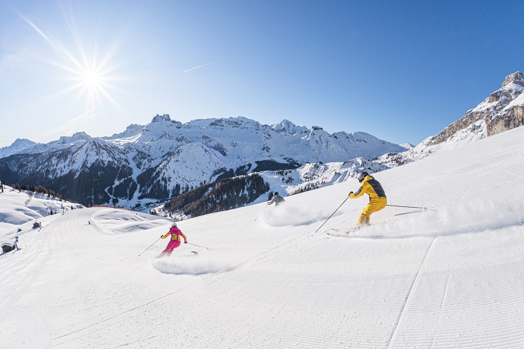 Enjoy Some Downhill Skiing in the Dolomites