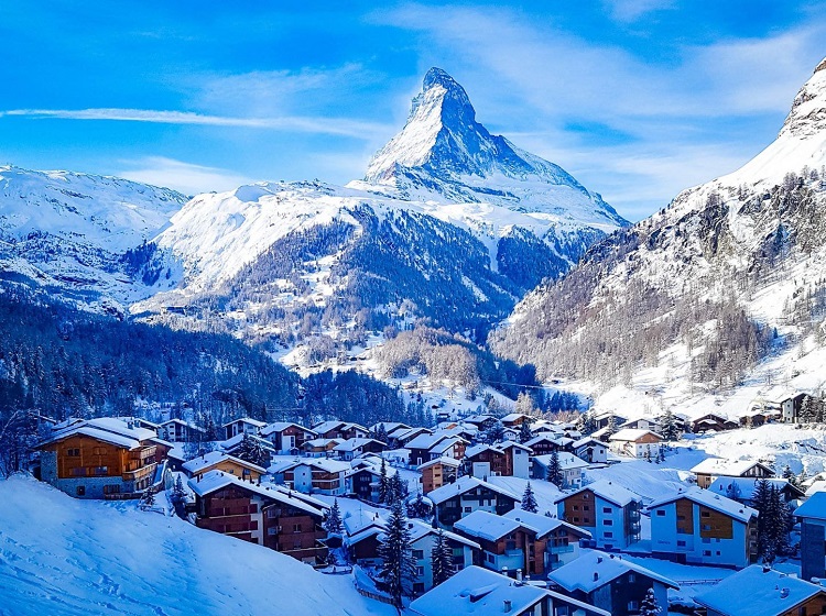 The Matterhorn: a gorgeous village