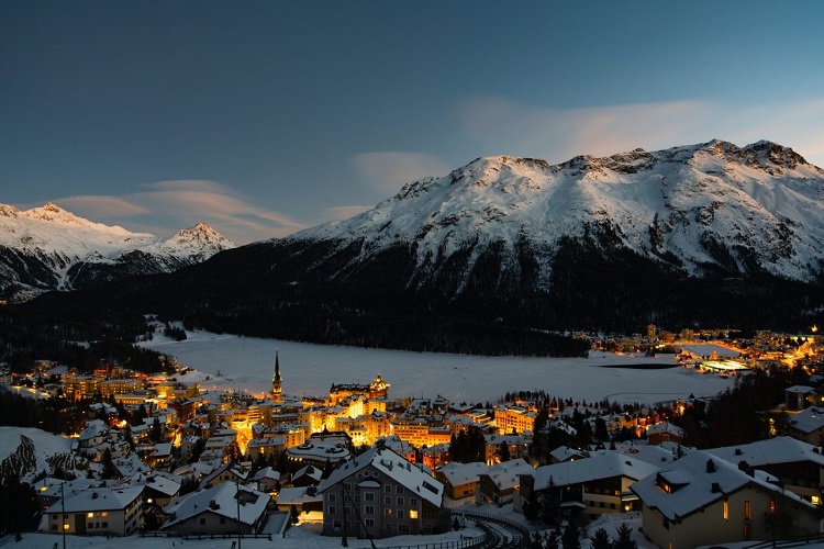 St. Moritz: a prime ski resort