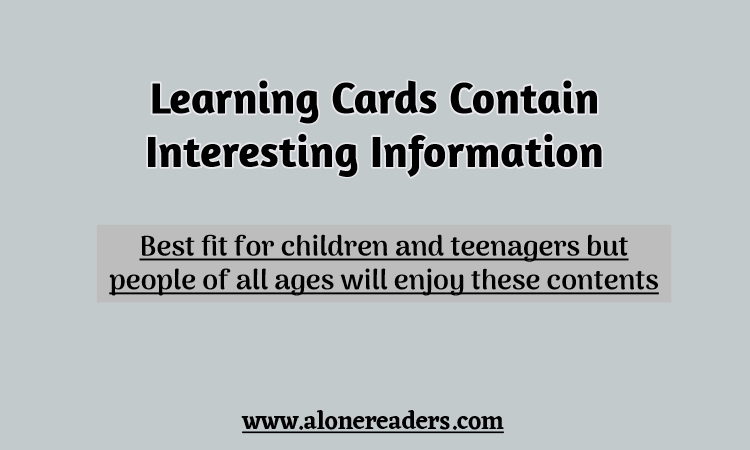 General Knowledge Learning Cards